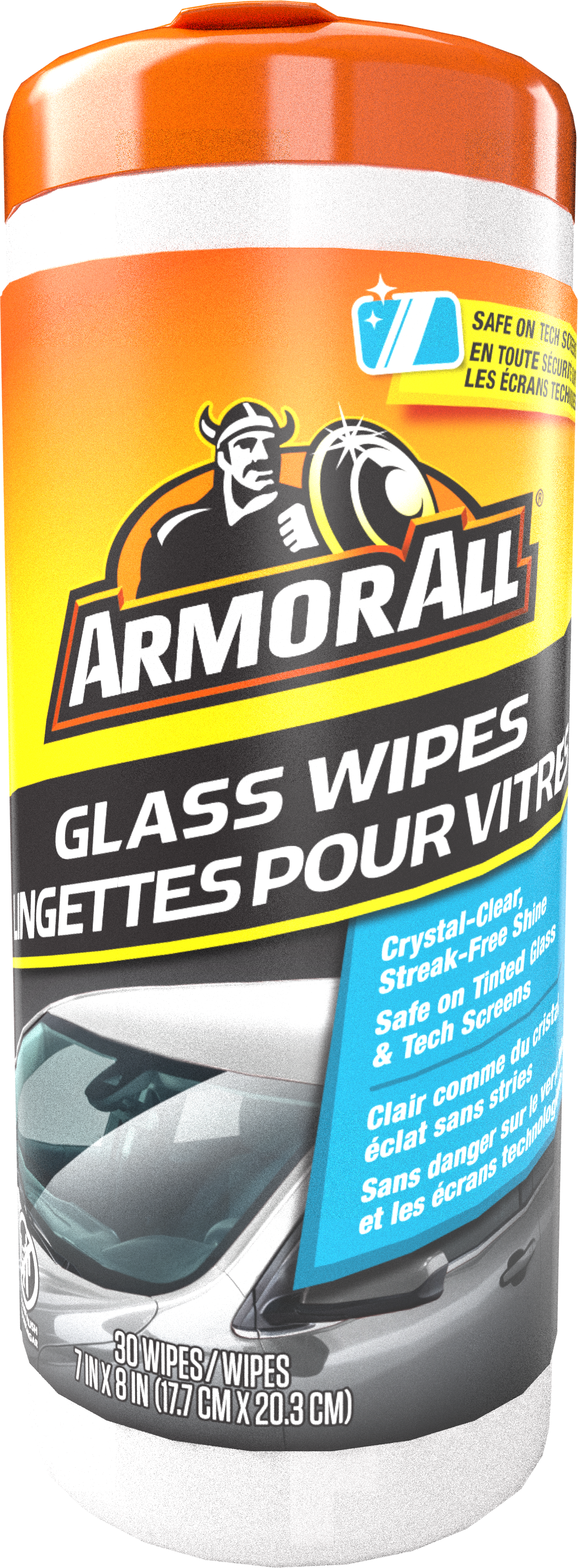 Lingettes pour verre - 30 unités